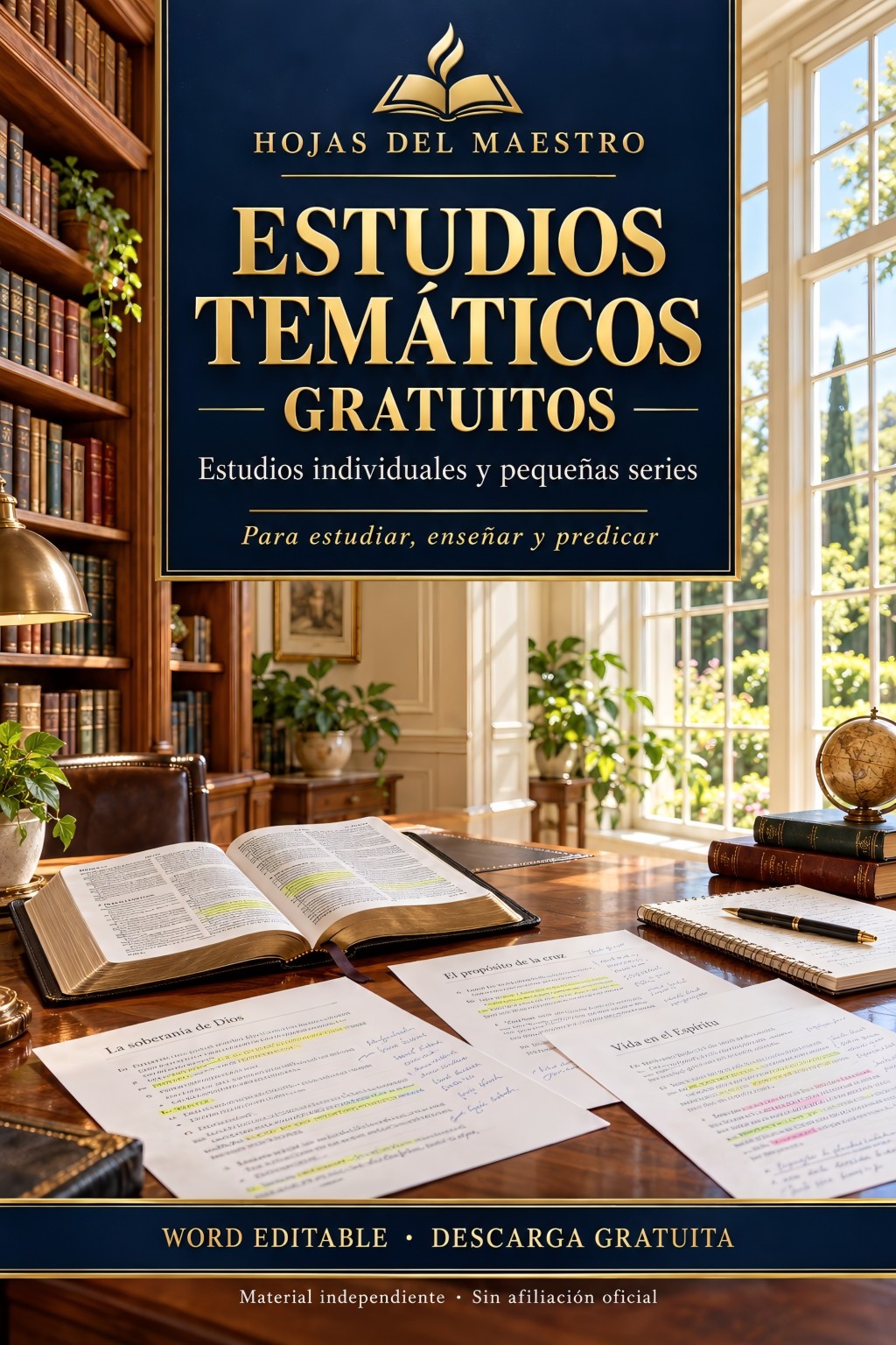 Portada · Temas totalmente gratuitos. Estudio gratuito de Hojas del Maestro.