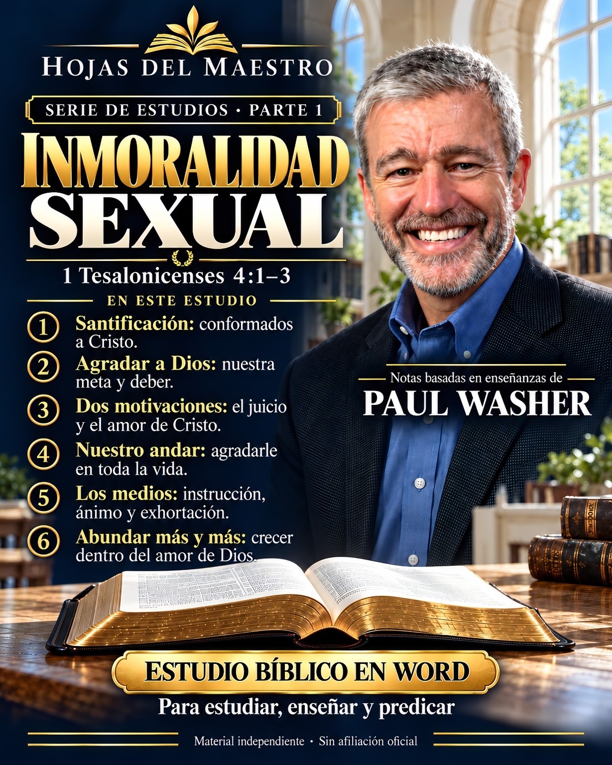 Parte 1. Inmoralidad sexual · Parte 1. Estudio en Word editable.