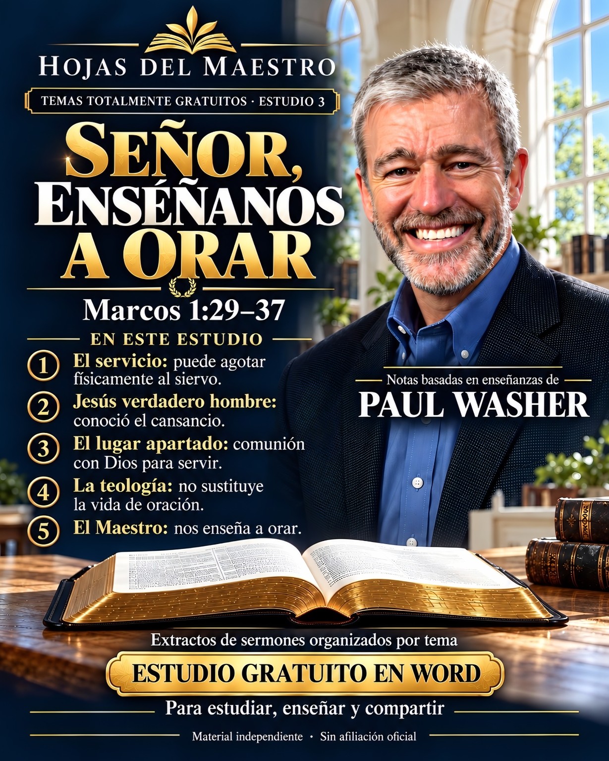 Señor, enséñanos a orar · Estudio gratuito